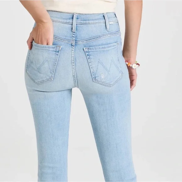 MOTHER Denim Jeans The Hustler Ankle Chew Jean